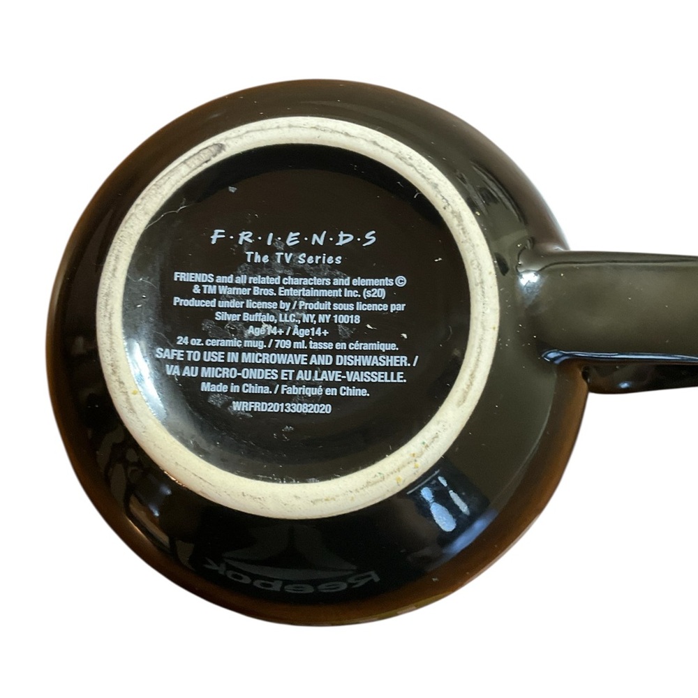 Friends Central Perk Oversized Black Ceramic Coffee Soup Mug - Picture 3 of 3